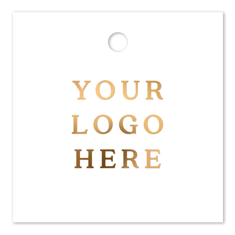 Square Tag with Custom Logo for Branding & Packaging - XOXOKristen