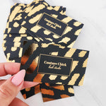 Stylish & Modern Foiled Business Card - XOXOKristen