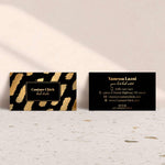 Stylish & Modern Foiled Business Card - XOXOKristen