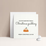 Sweeter Than a Christmas Pudding Card - XOXOKristen