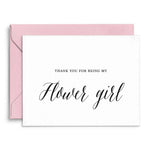 Thank you for being my Flower Girl Card - XOXOKristen