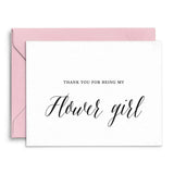 Thank you for being my Flower Girl Card - XOXOKristen