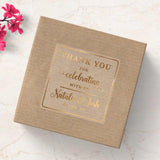 Thank You For Celebrating With Us Wedding Sticker - XOXOKristen