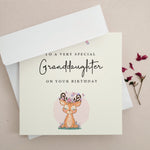 To a very Special Granddaughter Birthday Card - XOXOKristen