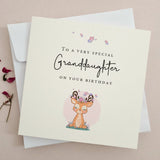 To a very Special Granddaughter Birthday Card - XOXOKristen