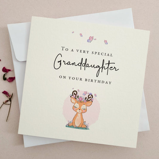 To a very Special Granddaughter Birthday Card - XOXOKristen
