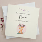 To a very Special Niece Birthday Card - XOXOKristen