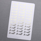 To Call Planner Stickers - XOXOKristen