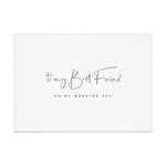 To my Best Friend on my Wedding Day Card - XOXOKristen