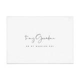 To my Grandma on my Wedding Day Card - XOXOKristen