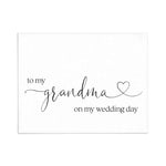 To my Grandma Wedding Note Cards - XOXOKristen