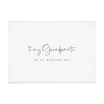 To my Grandparents on my Wedding Day Card - XOXOKristen