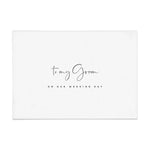 To my Groom on my Wedding Day Card - XOXOKristen