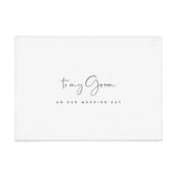 To my Groom on my Wedding Day Card - XOXOKristen