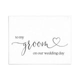 To my Groom Wedding Note Card - XOXOKristen