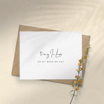 To my In - Laws on my Wedding Day Card - XOXOKristen