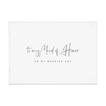 To my Maid of Honor on my Wedding Day Card - XOXOKristen