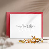 To my Maid of Honor on my Wedding Day Card - XOXOKristen