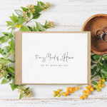 To my Maid of Honor on my Wedding Day Card - XOXOKristen