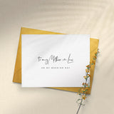 To my Mother - in - Law on my Wedding Day Card - XOXOKristen