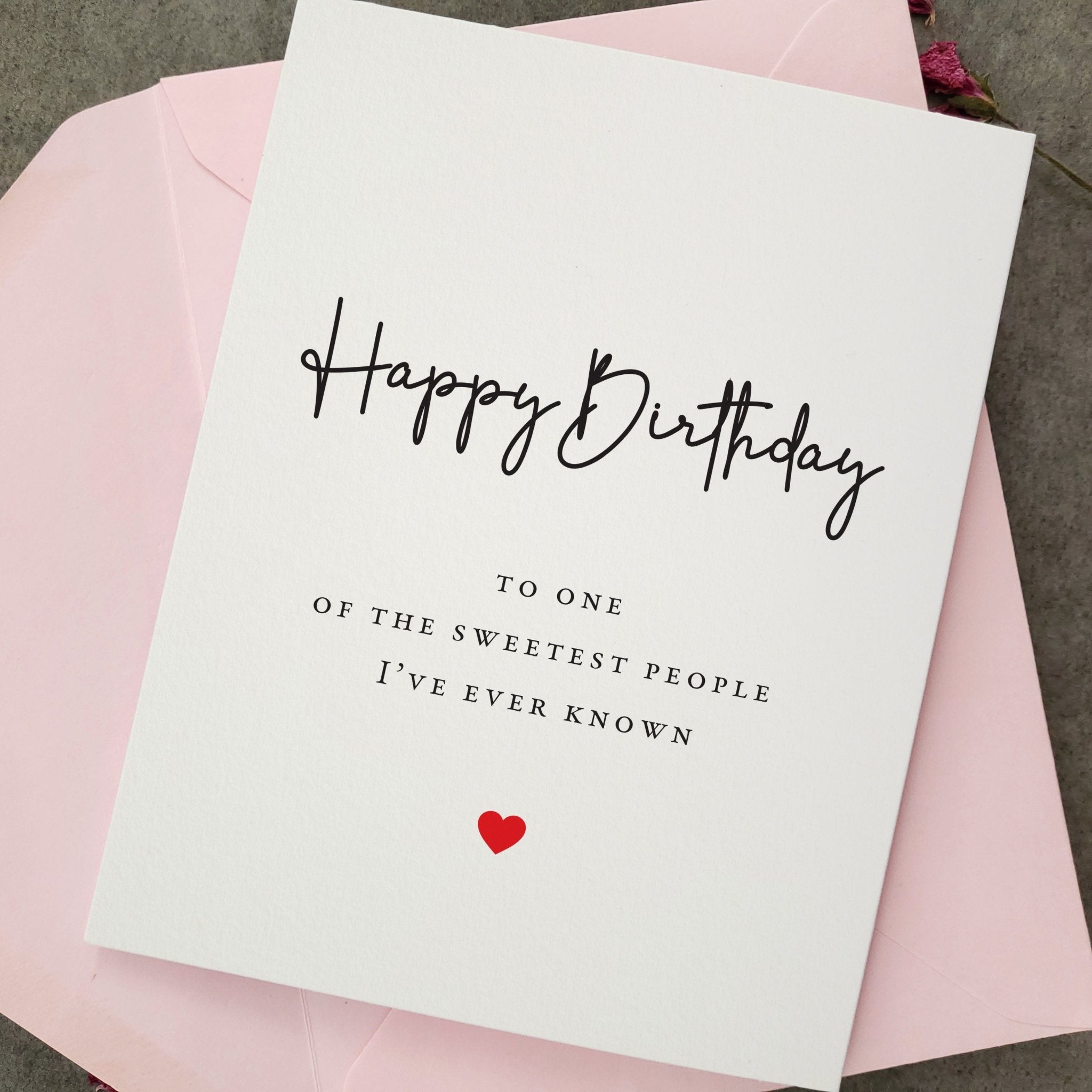To One of the Sweetest People Birthday Card - XOXOKristen