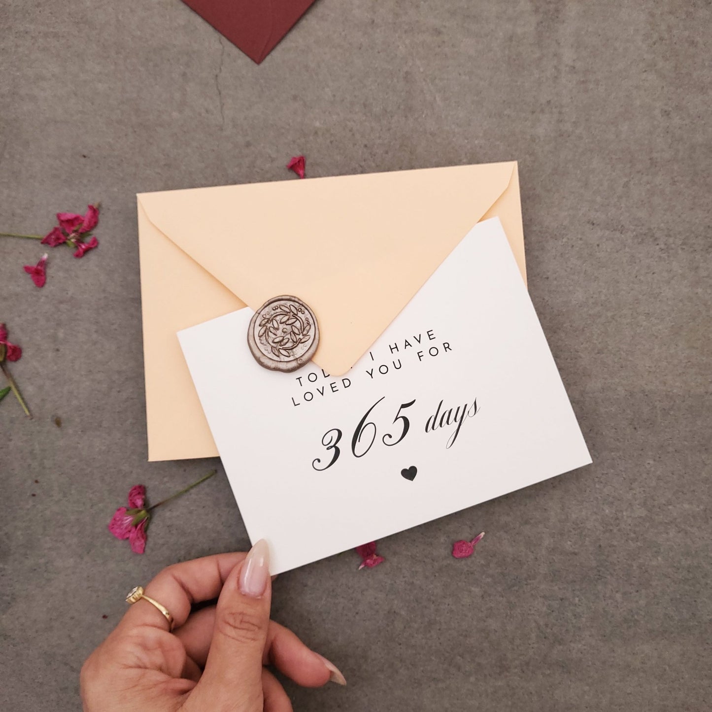 Today I have loved you for 365 days Card - XOXOKristen