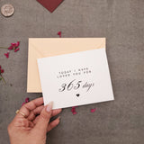 Today I have loved you for 365 days Card - XOXOKristen