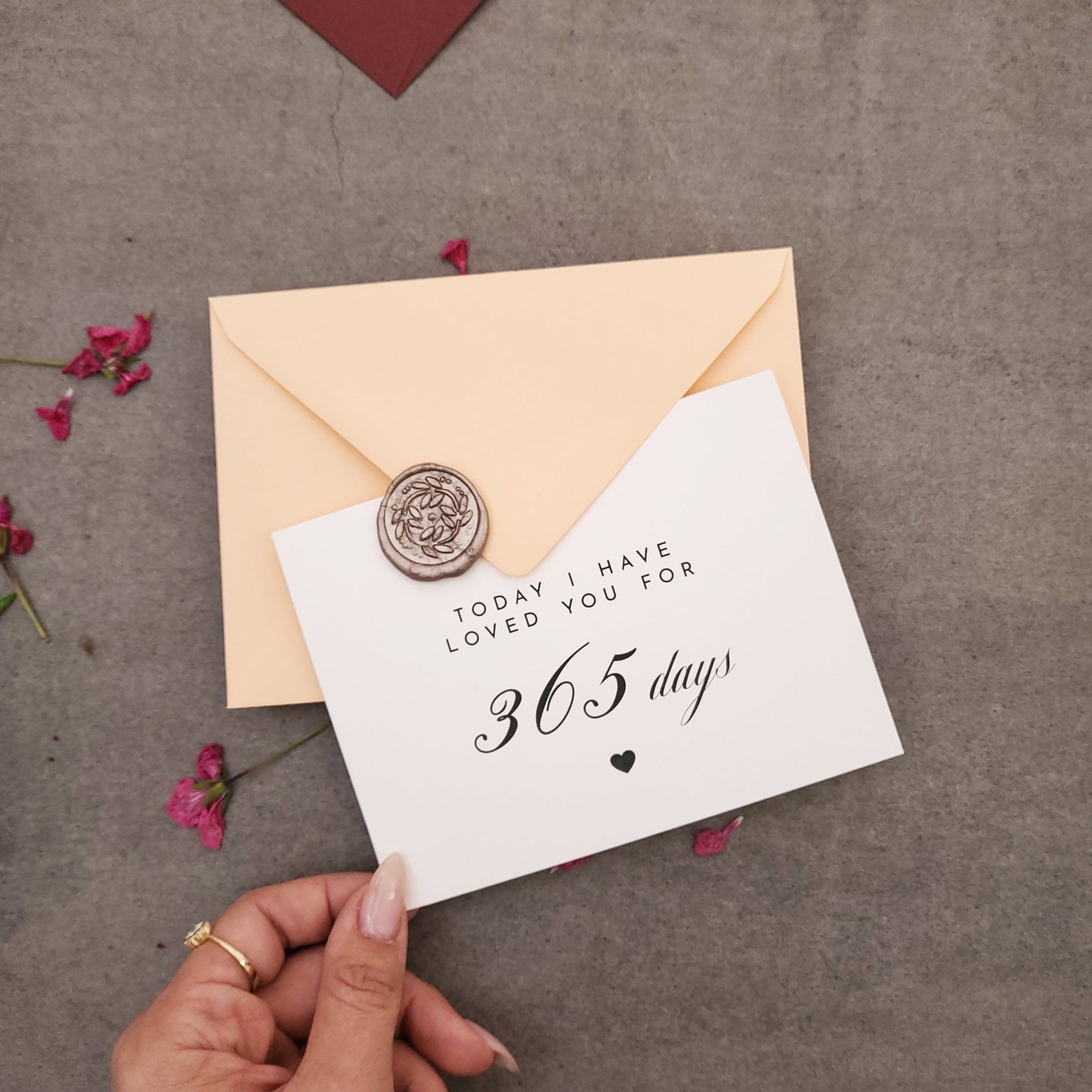 Today I have loved you for 365 days Card - XOXOKristen