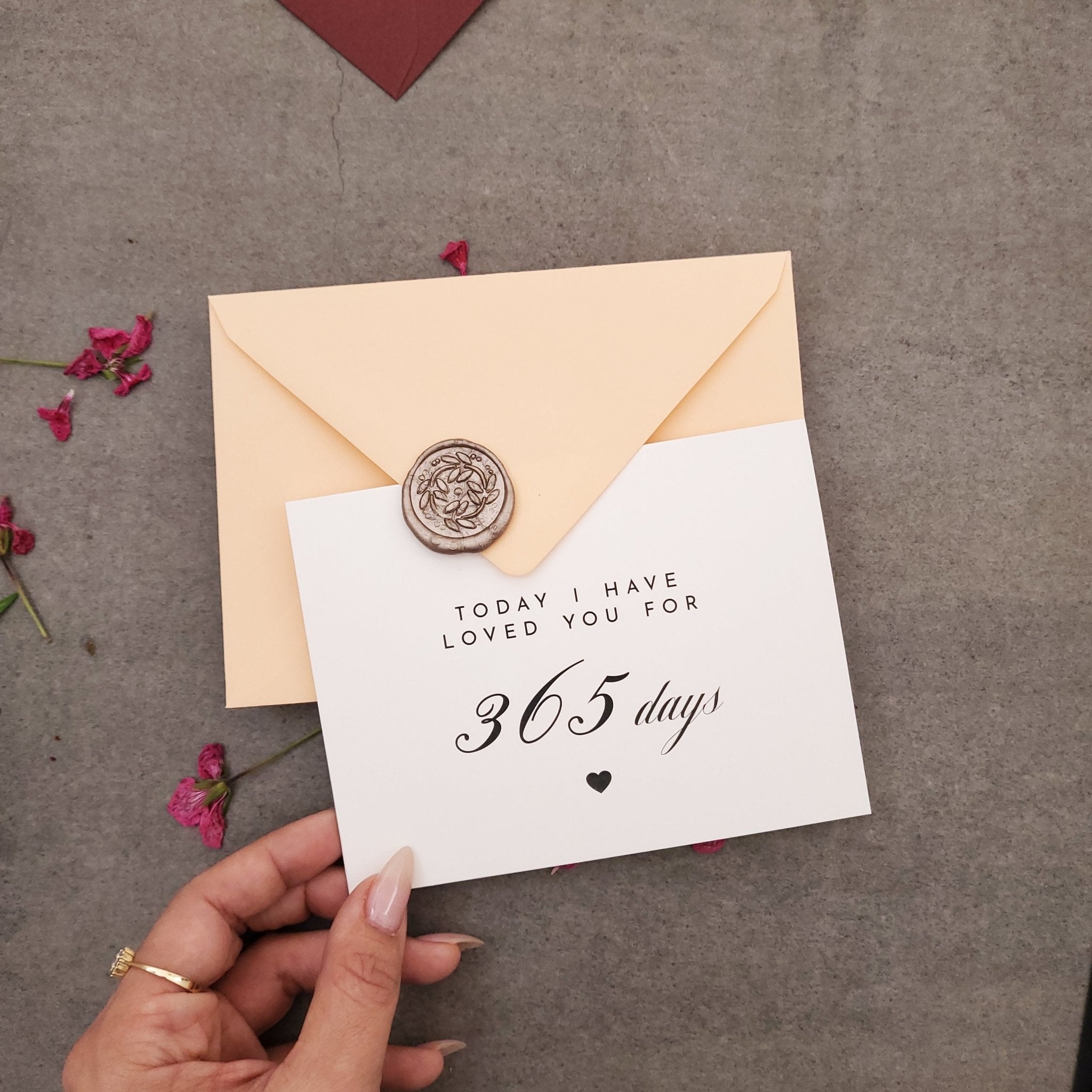 Today I have loved you for 365 days Card - XOXOKristen