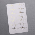 Today Planner Stickers - XOXOKristen