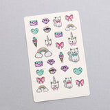 Unicorn Mini Planner Stickers - XOXOKristen