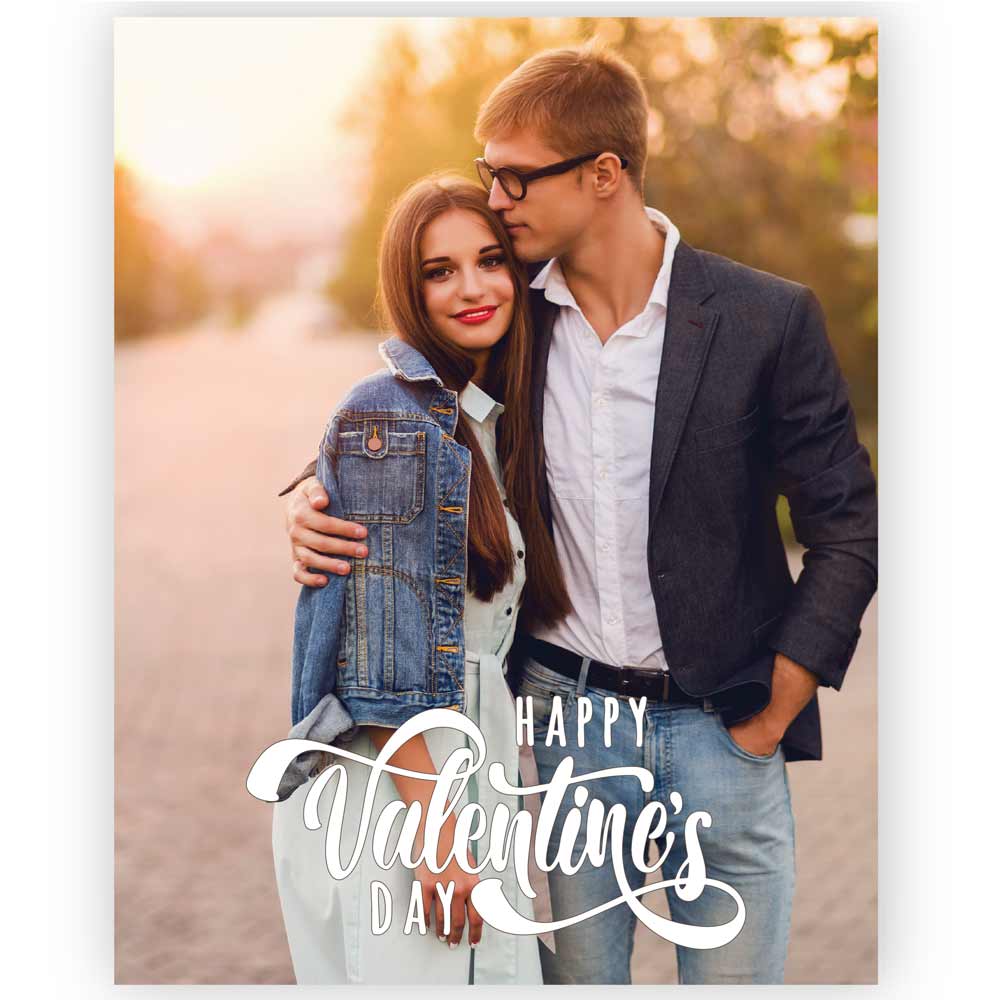 Valentine's Day Wine Label with Custom Photo - XOXOKristen