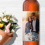 Valentine's Day Wine Label with Custom Photo - XOXOKristen