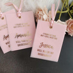 Vellum Bridesmaid Proposal Insert Card - XOXOKristen