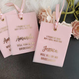 Vellum Bridesmaid Proposal Insert Card - XOXOKristen