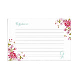 Vintage Design Recipe Cards with Custom Monogram Letter - XOXOKristen