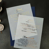 Wedding Details Vellum Enclosure Card - XOXOKristen