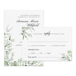 Wedding Floral Greenery Invitation Suite - XOXOKristen