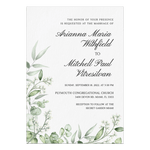 Wedding Floral Greenery Invitation Suite - XOXOKristen