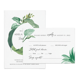 Wedding Greenery Invitation Suite - XOXOKristen