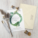 Wedding Greenery Invitation Suite - XOXOKristen
