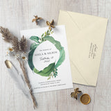 Wedding Greenery Invitation Suite - XOXOKristen