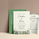 Wedding Invitation Suite with Spring and Summer Flowers - XOXOKristen
