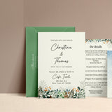 Wedding Invitation Suite with Spring and Summer Flowers - XOXOKristen