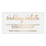 Wedding Website Sticker - XOXOKristen
