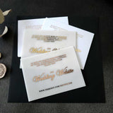 Wedding Website Vellum Cards - XOXOKristen