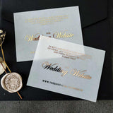Wedding Website Vellum Cards - XOXOKristen