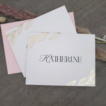White and Gold Will you be my Bridesmaid Proposal Card - XOXOKristen