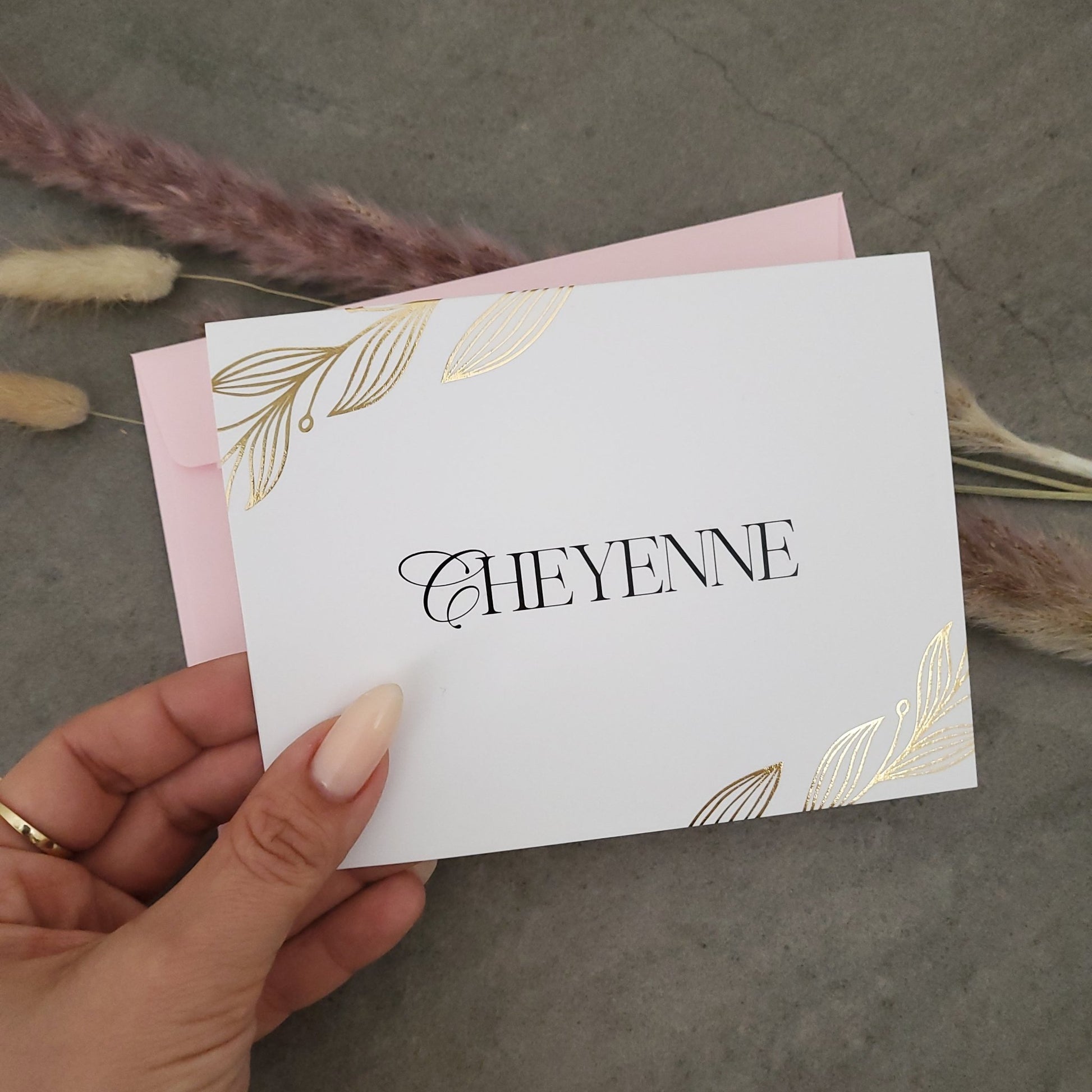 White and Gold Will you be my Bridesmaid Proposal Card - XOXOKristen