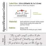 White Custom Return Address Label - XOXOKristen